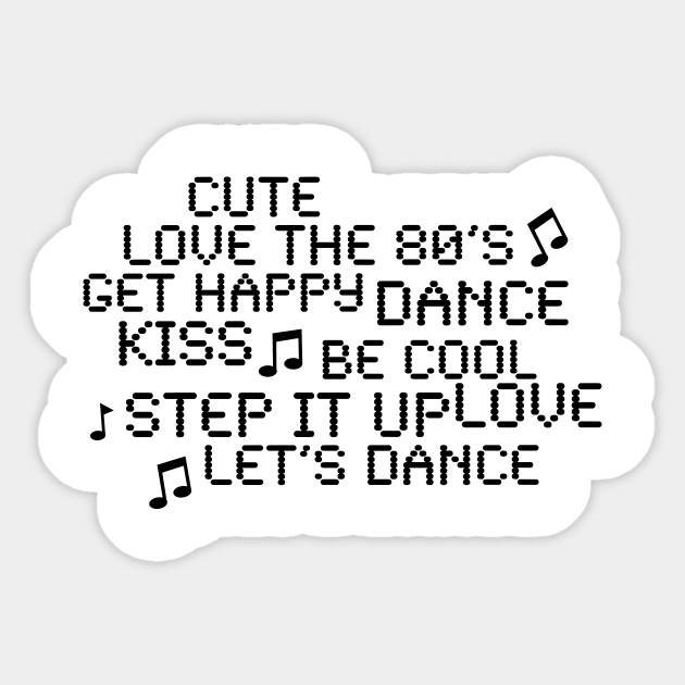 Let's Dance Sticker by Raintreestrees7373